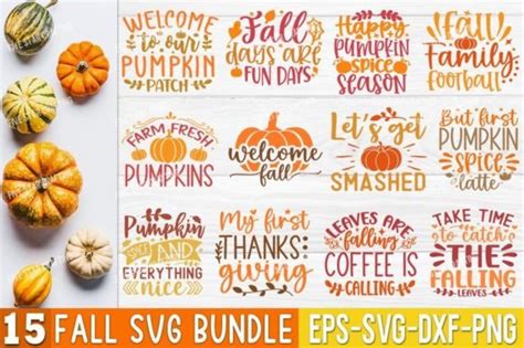 Fall Svg Bundle Autumn Bundle Pumpkin Graphic By Five Star Crafting