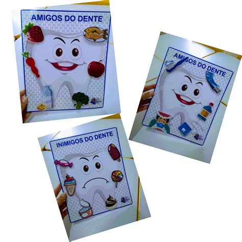 Amigos Do Dente E Inimigos Do Dente Para Imprimir BRAINCP