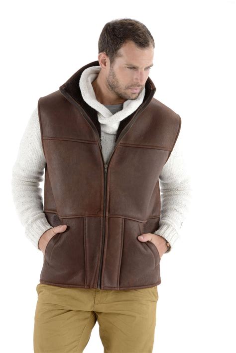 Gilets Cuir Textile Cuirs Guignard En Cuir Mouton Ref Cauterets Riv