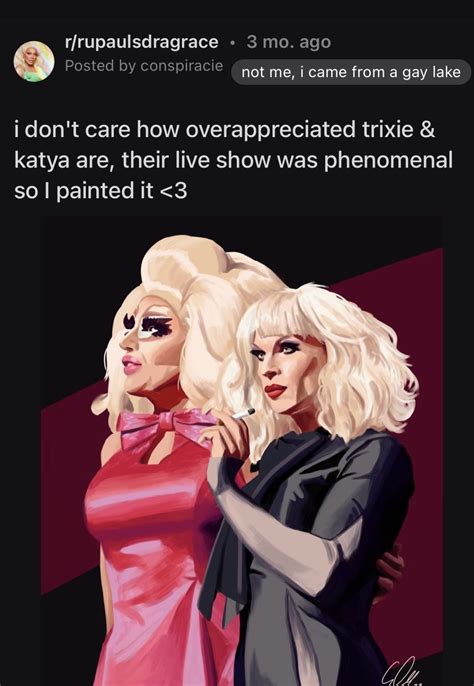 Pin By Em Not Bruce On Drag In 2024 Trixie And Katya Rpdr Funny Drag Queen