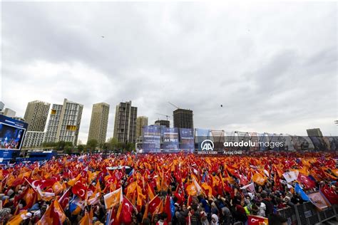 Ak Parti Nin B Y K Ankara Mitingi Anadolu Ajans