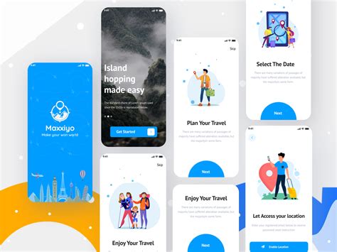 Travel App Onboarding Screen By Design Craft On Dribbble