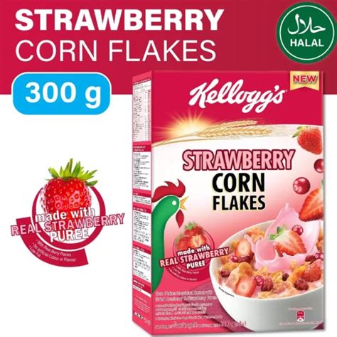 Jual Kelloggs Strawberry Corn Flakes Cereal Shopee Indonesia