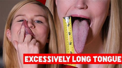 She Has Worlds Longest Tongue 4 Inches Long And Can Reach Her Eye