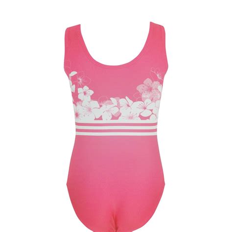 Hibiscus Pink K Bee Leotards