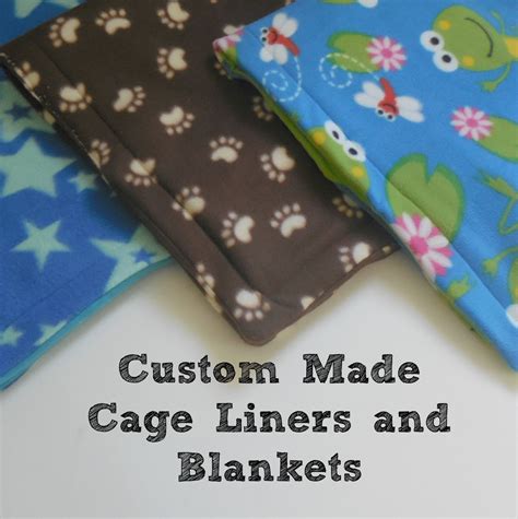 Fleece Cage Liners or Bedding Guinea Pig by FillOurDaysWithFun