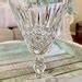 One Waterford Crystal Claret Wine Glass Tramore Pattern Signed Wedding