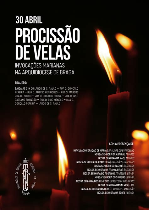 Procissão de velas pela paz Arquidiocese de Braga