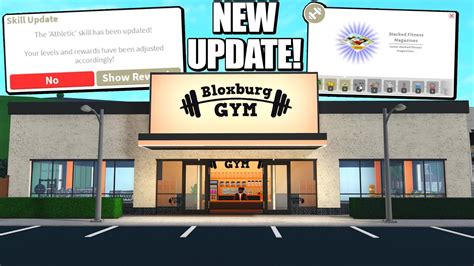 New Bloxburg Update Out New Gym Skill Trees Food And More