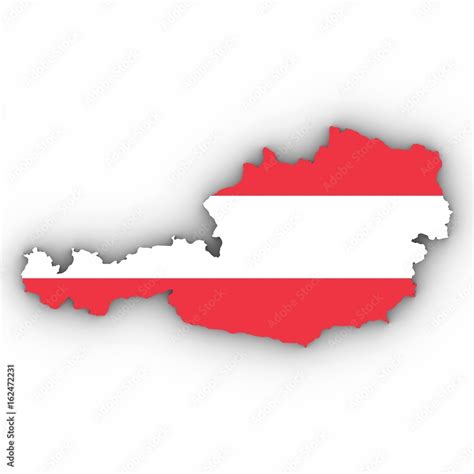 Austria Flag Outline