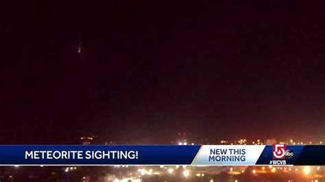 Meteorite Caught On Camera In Worcester Youtube