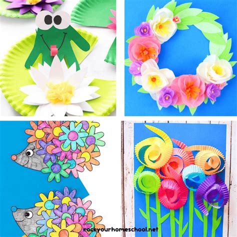 spring crafts  kids simple ways  enjoy seasonal fun rock