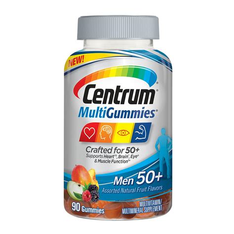 Centrum Multigummies Men 50 Multivitamin Centrum