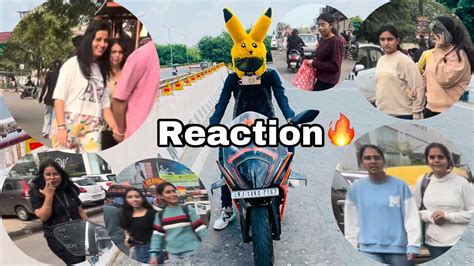 Shocking Girls Reacting On My Bunny Helmet Cover😍 Ktm Rc 200 Market