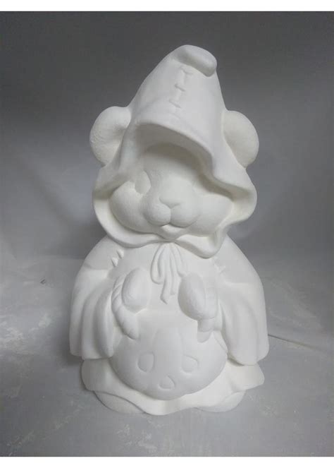 Creative Kreations Ceramics And Ts Ghost Bear Girl 9 Ceramic Bisque