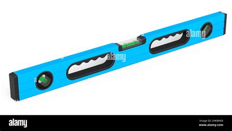 Building Spirit Level Tool On White Background 3d Render And