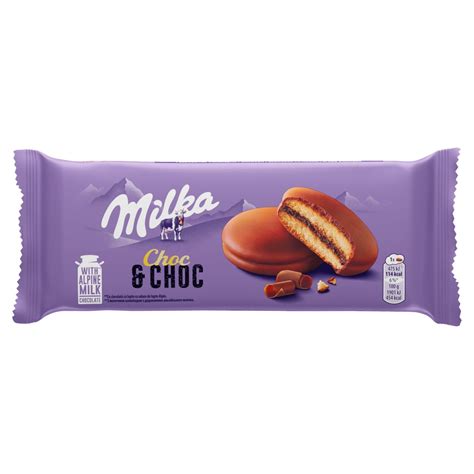 Milka Jemné Pečivo Choc And Choc Celomáčené S Kakaovou Náplní 150g Billa E Shop