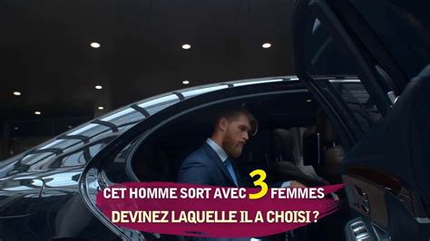 Cet homme sort avec trois femmes devinez laquelle il a choisi Vidéo