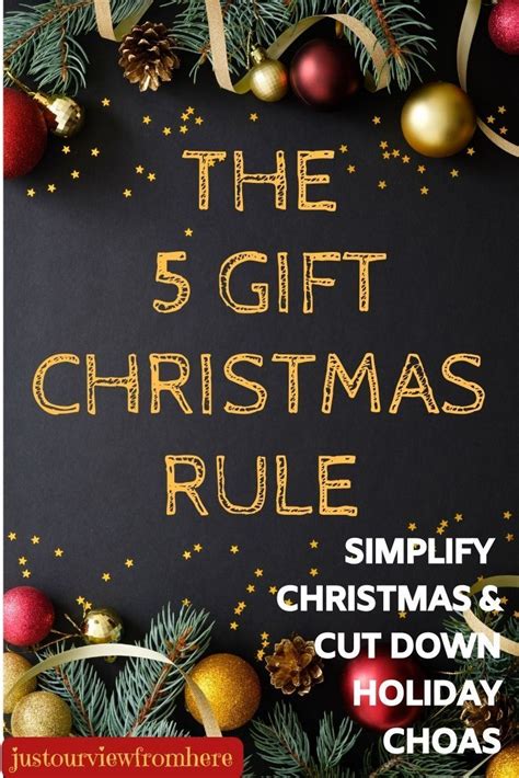 Simplify Christmas With The Gift Rule