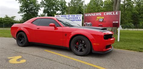 2018 Dodge Challenger Demon 1/4 mile Drag Racing timeslip specs 0-60 - DragTimes.com