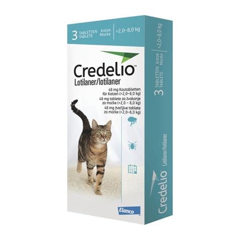 Credelio Cat 48 Mg 2 8kg 3 Tablete