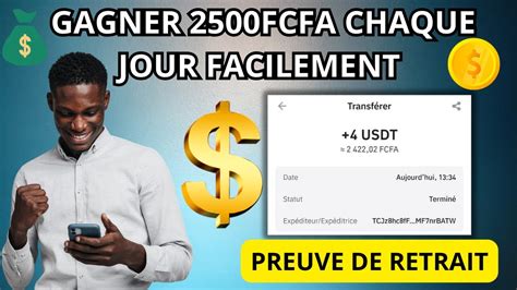 Gagner Fcfa Rapidement Et Facilement Chaque Jour Avec Cette