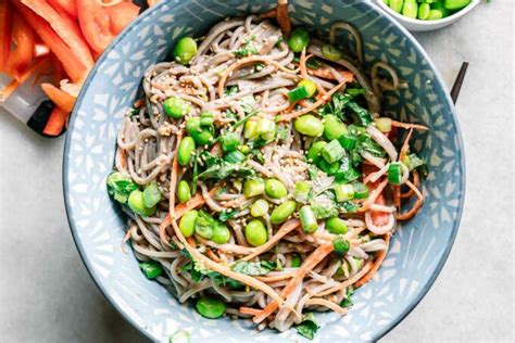 Sesame Ginger Soba Noodle Salad Tasty Minute Soba Salad