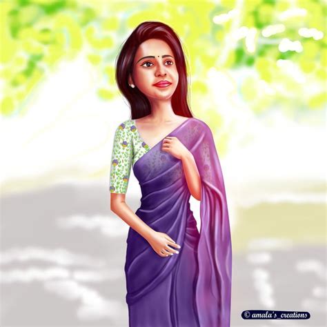 Girl Saree Cartoon Saree Wedding Album Design Wedding Caricature