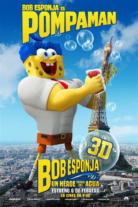 Cartel De La Pel Cula Bob Esponja Un H Roe Fuera Del Agua Foto