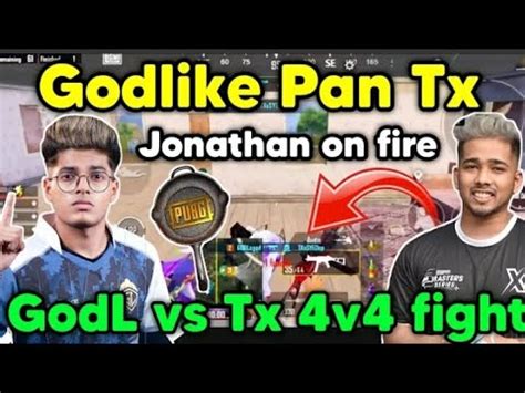 Jonathan Clutchgod Pan On Tx Godl Vs Tx Latest 4v4 Fight In Scrims