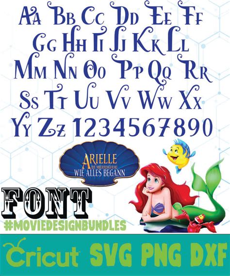 The Little Mermaid Logo Font