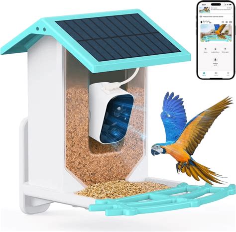 Bird feeder with webcam setup advertised on Amazon. I had no idea ...