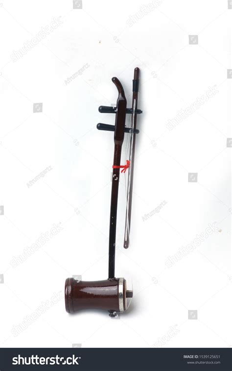 Erhu Traditional Chinese Musical Instrument Isolated Stock Photo ...