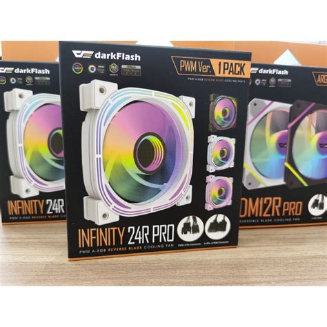 Jual Darkflash Infinity 24R PRO Reverse Blade ARGB PWM Fan Shopee