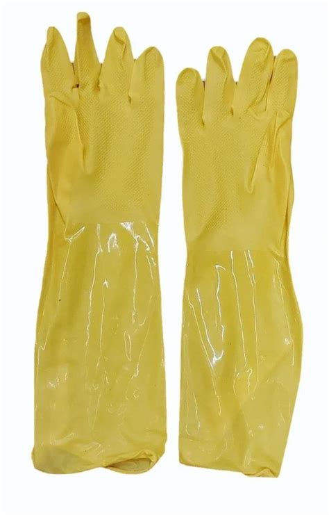 Yellow Vinyl Gloves Powdered Size 6 Inches At ₹ 180pair In Navi