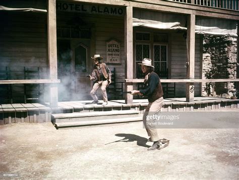 American Actors Ricky Nelson And John Wayne On The Set Of Rio Bravo News Photo Getty Images