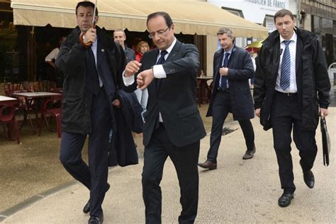 Les gardes du corps de François Hollande oublient leurs armes La Presse