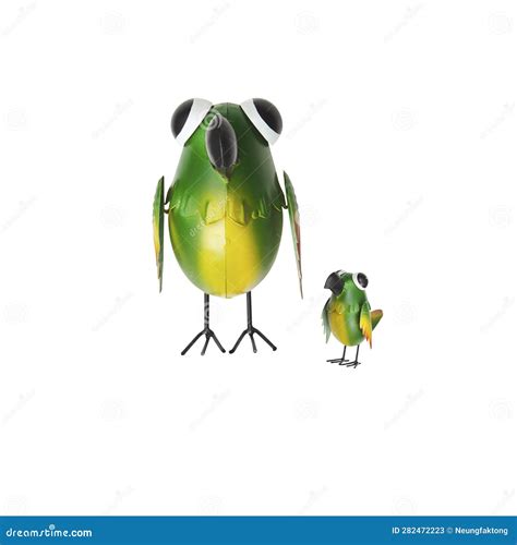 Parrot bird with cut out stock illustration. Illustration of color ...