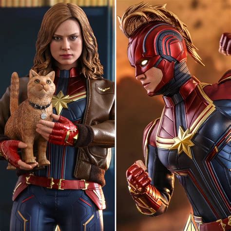 Hot Toys Captain Marvel And Goose The Cat Figures Photos And Order Info