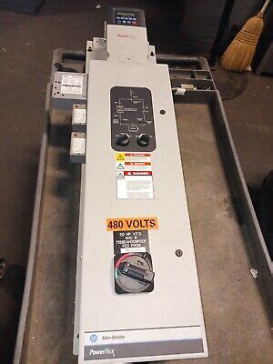 Allen Bradley Hp Powerflex Vfd Drive Vac W Bypass C