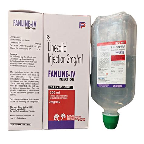 Injection Linezolid I V Infusion Mg Ml Fanline Iv At Rs Piece In