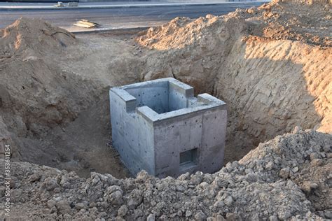 Construction Of Stormwater Pits Sanitary Sewer System Distribution