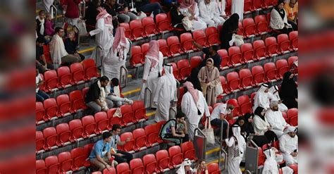 News Tank Football Qatar Deserted Seats Forbidden Armbands