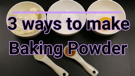 3 Easy Ways To Make Baking Powder Youtube