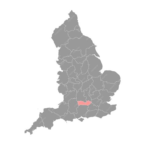 Premium Vector | Berkshire map administrative county of England Vector ...