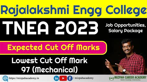 Rajalakshmi Engineering College Expected Cut Off Courses Offered