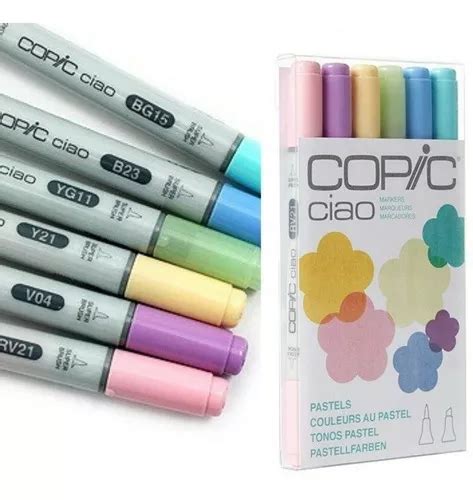 Marcadores Copic Ciao X Pastel Tone Doble Punta Env O Gratis