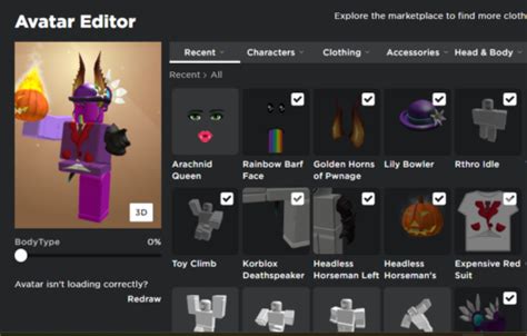 Rich Roblox Acc Valk Headless Rainbow Barf Korblox More Ebay