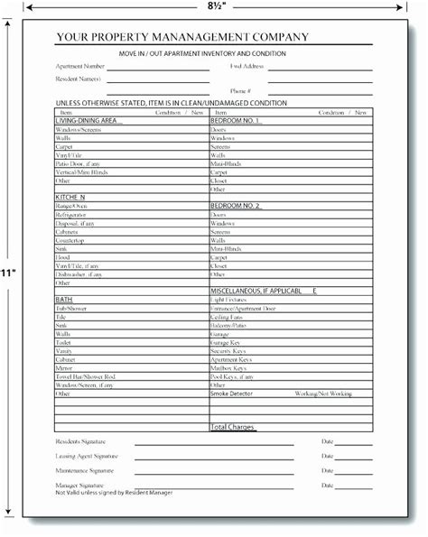 Preventive Maintenance Form Template