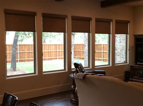 Roller Shades In A Fabric Covered Cassette Roller Shades